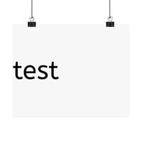 Minimalist Matte Horizontal Poster - Modern Wall Art for Home Decor
