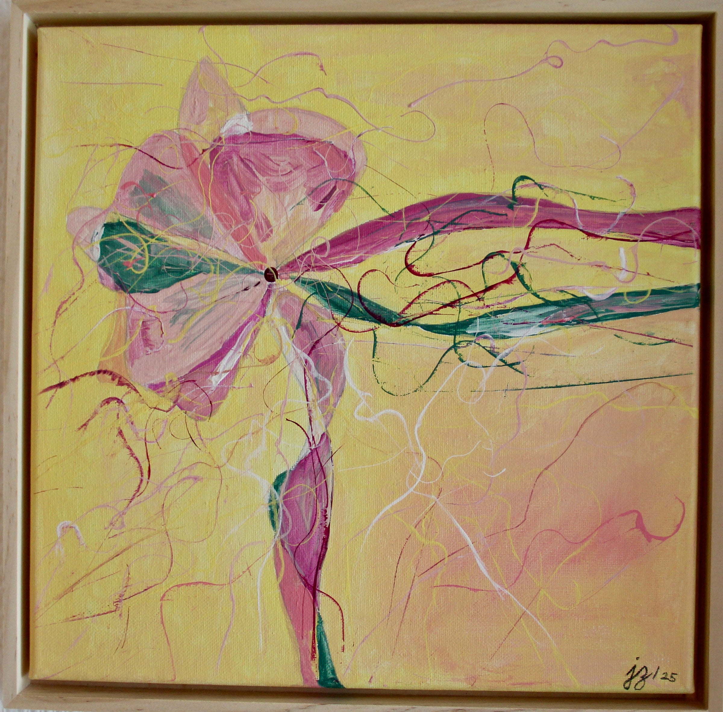 Abstrakte Schleifenblume